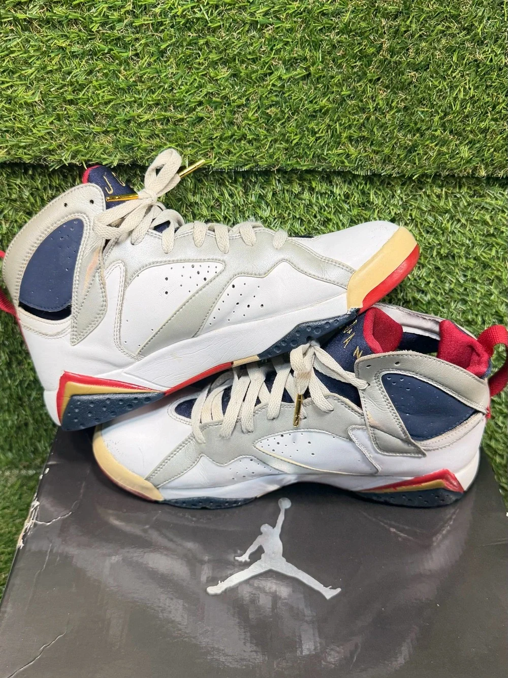 Nike Air Jordan 7 VII Retro Olympic For The Love Of The Game 304775-103 Size 8